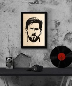 Messi Laser Potrait