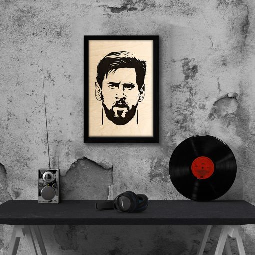 Messi Laser Potrait