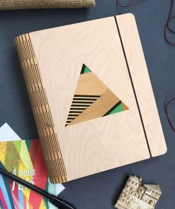 Geometric Wooden diary_2