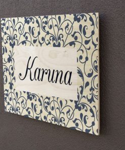 Personalised Wooden Name Plate-2