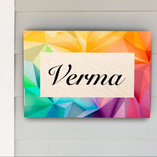 Modern Stylish Family Name Plate