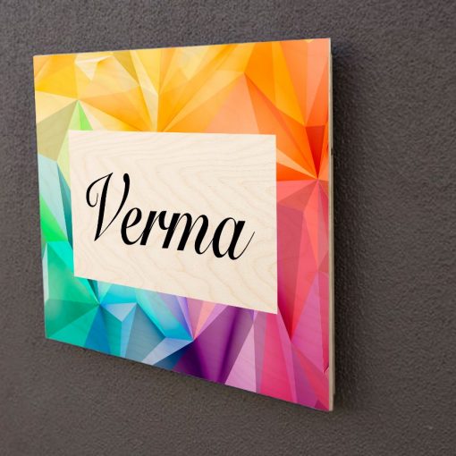 Modern Stylish Family Name Plate-1