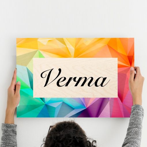 Stylish Family Name Plate Wall