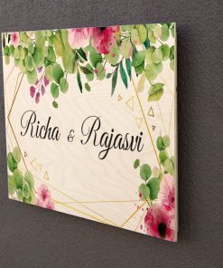 Wooden Customised Nameplate-1