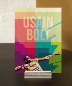 Usain Bolt Wood Print-5