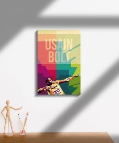 Usain Bolt Wood Print-3