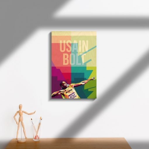 Usain Bolt Wood Print-3