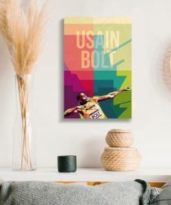 Usain Bolt Wood Print-4