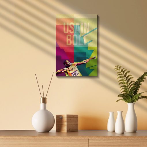 Usain Bolt Wood Print-1