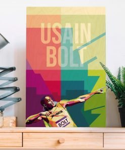 Usain Bolt Wood Print-2