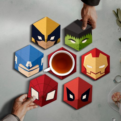 Super hero coasters